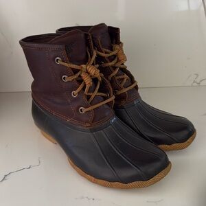 Sperry Brown Duck Boots 7